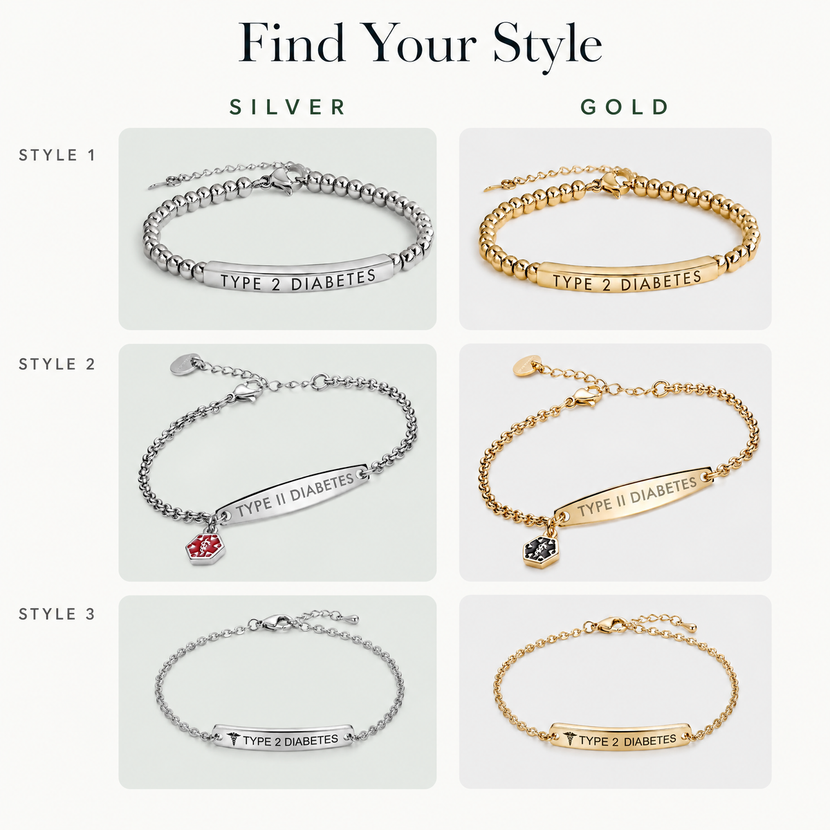 Diabetes Slim Bracelet