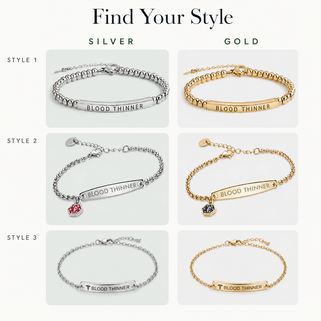 Blood Thinner Slim Bracelet