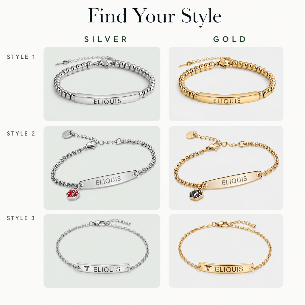 Eliquis Slim Bracelet