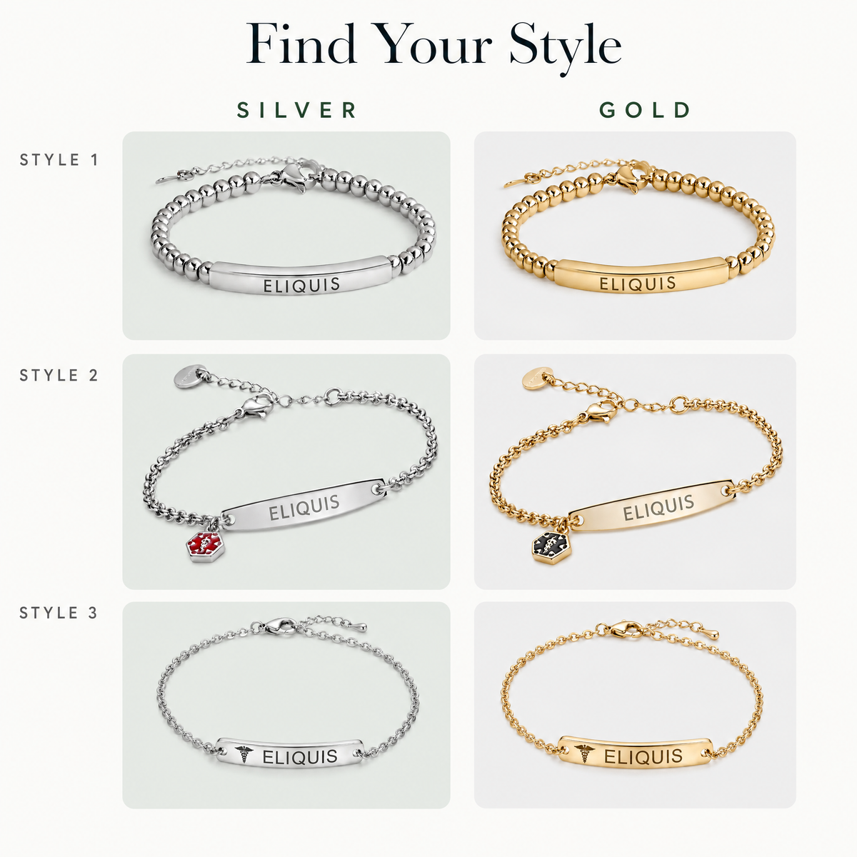 Eliquis Slim Bracelet